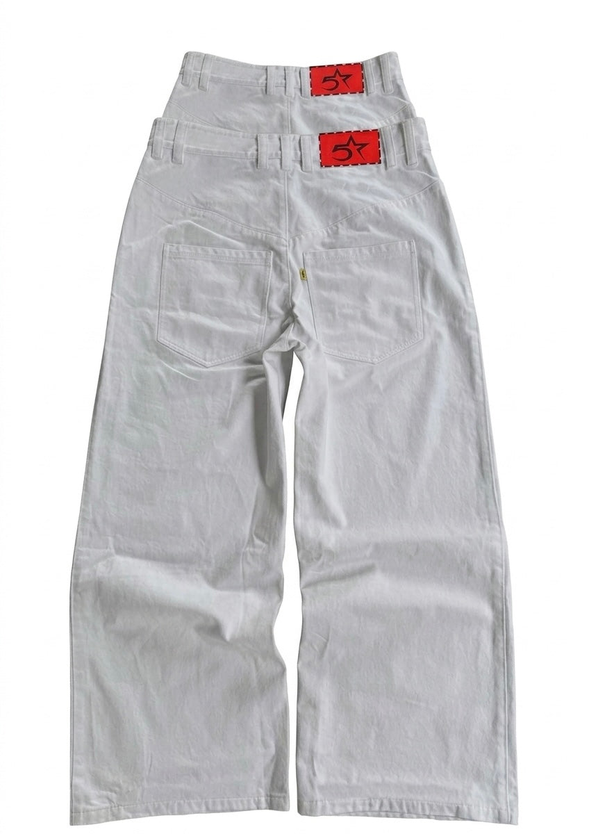 FIVESTAR DOUBLE WAIST DENIM