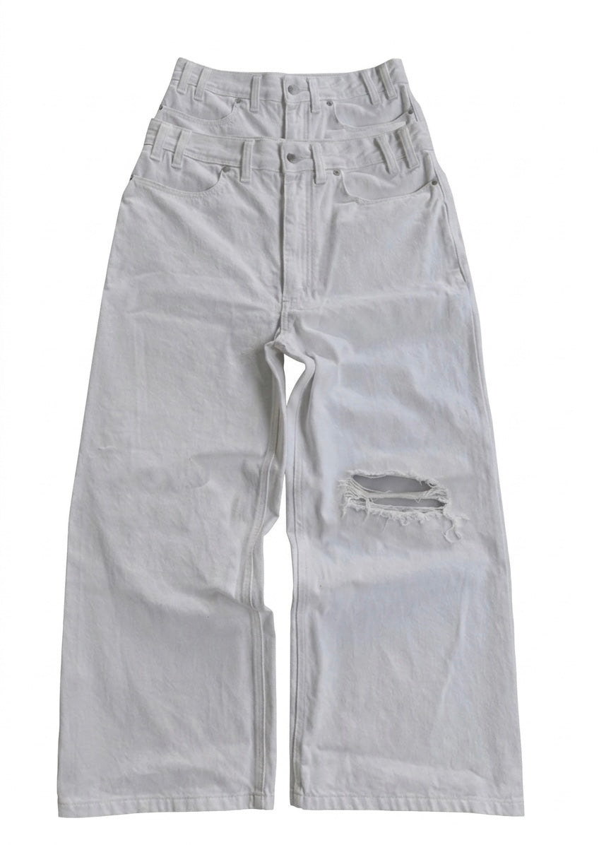 FIVESTAR DOUBLE WAIST DENIM